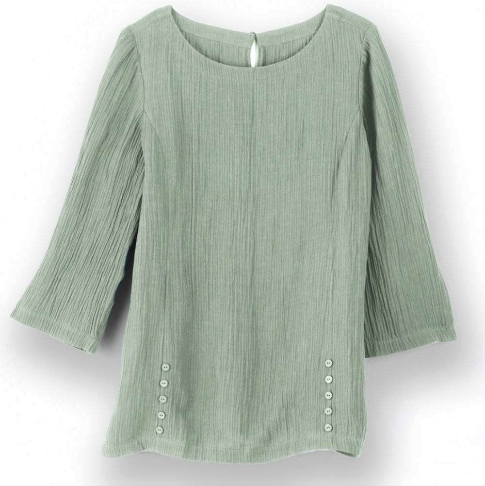 NWT Soft Surroundings women's Oceo gueze tunic - Picture 2 of 9